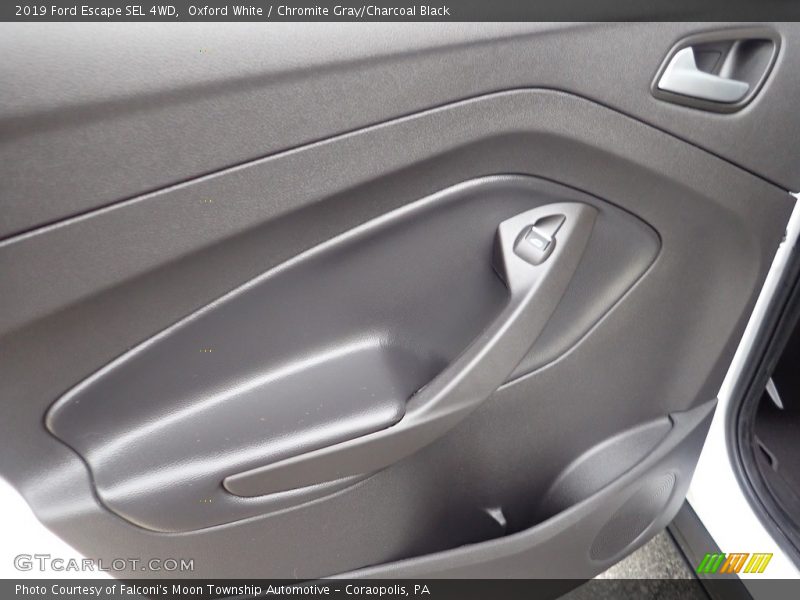 Oxford White / Chromite Gray/Charcoal Black 2019 Ford Escape SEL 4WD
