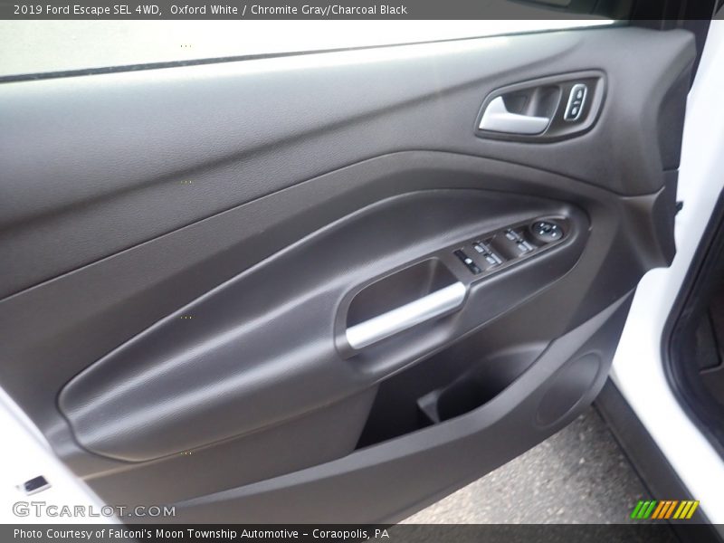 Oxford White / Chromite Gray/Charcoal Black 2019 Ford Escape SEL 4WD