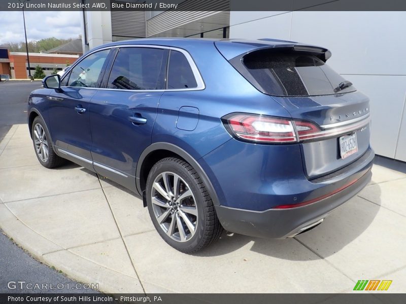 Blue Diamond / Ebony 2019 Lincoln Nautilus Select AWD