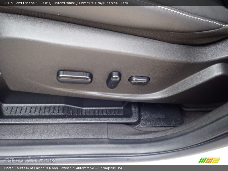 Oxford White / Chromite Gray/Charcoal Black 2019 Ford Escape SEL 4WD