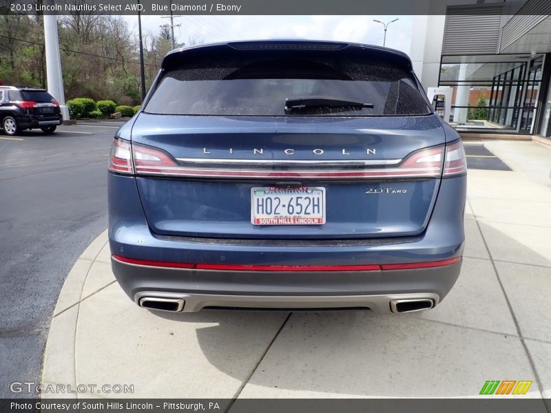 Blue Diamond / Ebony 2019 Lincoln Nautilus Select AWD