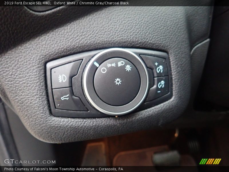 Oxford White / Chromite Gray/Charcoal Black 2019 Ford Escape SEL 4WD