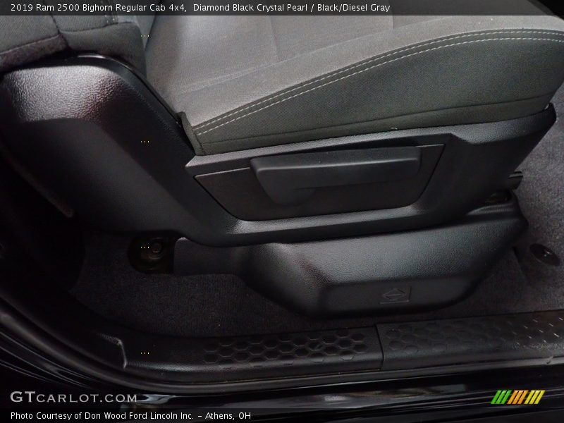 Diamond Black Crystal Pearl / Black/Diesel Gray 2019 Ram 2500 Bighorn Regular Cab 4x4