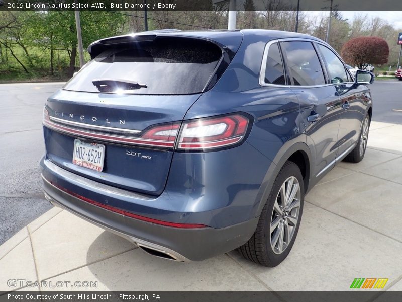 Blue Diamond / Ebony 2019 Lincoln Nautilus Select AWD