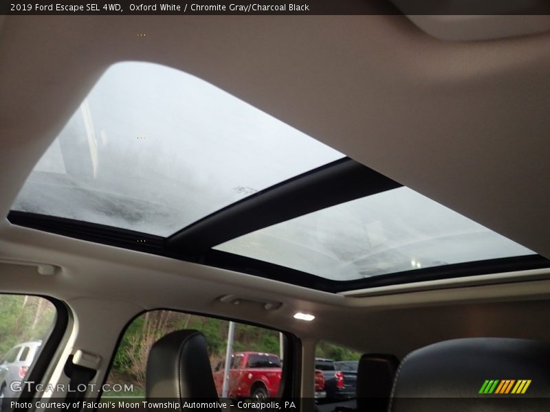 Oxford White / Chromite Gray/Charcoal Black 2019 Ford Escape SEL 4WD