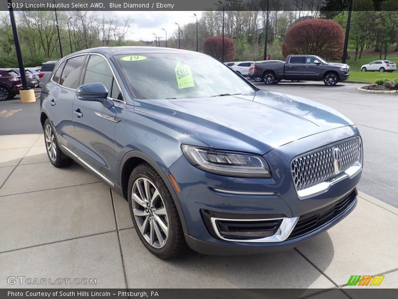 Blue Diamond / Ebony 2019 Lincoln Nautilus Select AWD