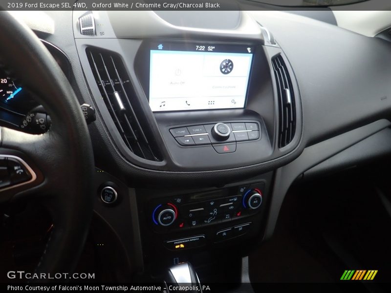 Oxford White / Chromite Gray/Charcoal Black 2019 Ford Escape SEL 4WD