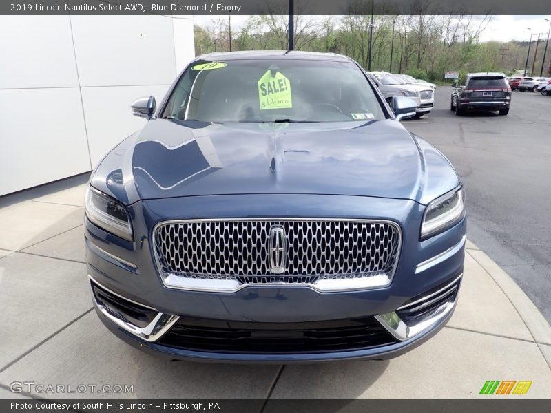 Blue Diamond / Ebony 2019 Lincoln Nautilus Select AWD