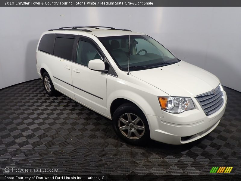 Stone White / Medium Slate Gray/Light Shale 2010 Chrysler Town & Country Touring