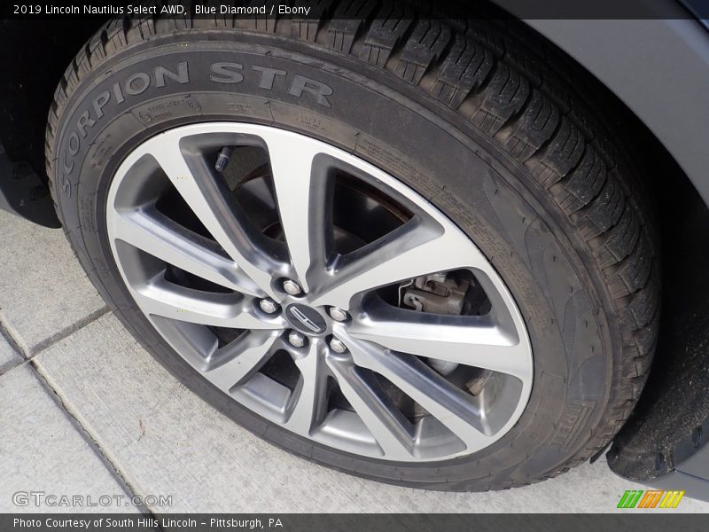 Blue Diamond / Ebony 2019 Lincoln Nautilus Select AWD
