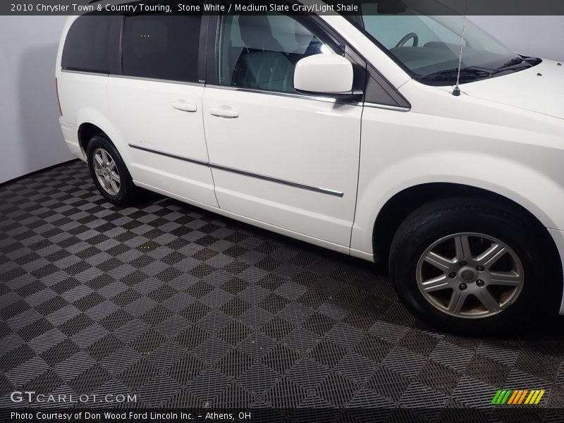 Stone White / Medium Slate Gray/Light Shale 2010 Chrysler Town & Country Touring