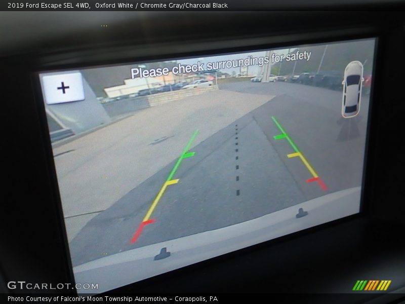 Oxford White / Chromite Gray/Charcoal Black 2019 Ford Escape SEL 4WD