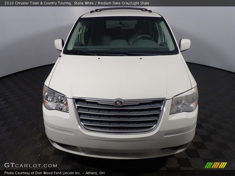 Stone White / Medium Slate Gray/Light Shale 2010 Chrysler Town & Country Touring