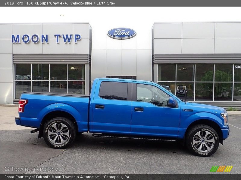Velocity Blue / Earth Gray 2019 Ford F150 XL SuperCrew 4x4