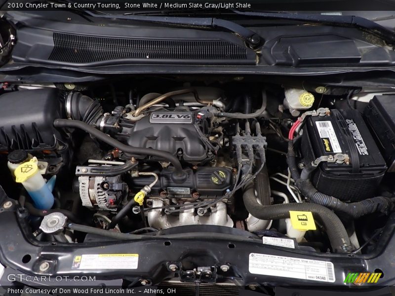 Stone White / Medium Slate Gray/Light Shale 2010 Chrysler Town & Country Touring