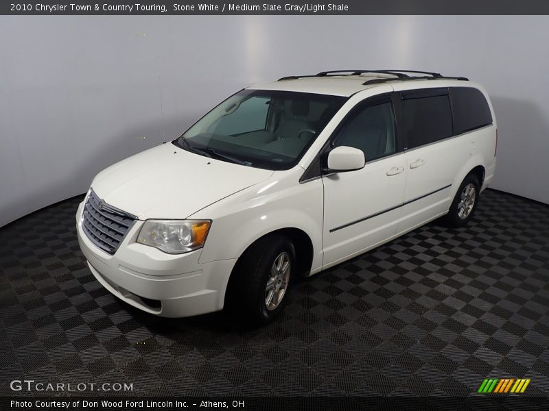 Stone White / Medium Slate Gray/Light Shale 2010 Chrysler Town & Country Touring