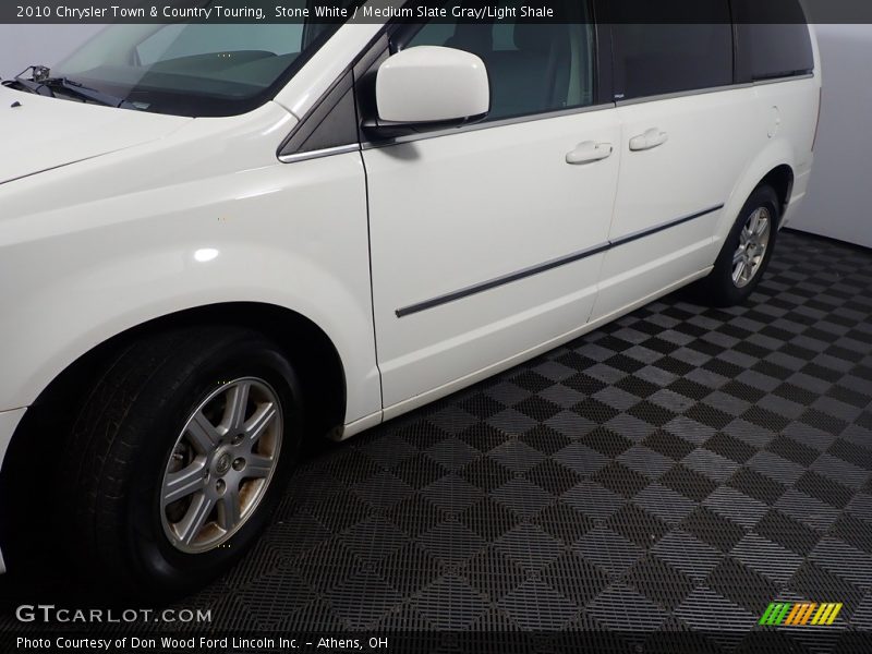 Stone White / Medium Slate Gray/Light Shale 2010 Chrysler Town & Country Touring