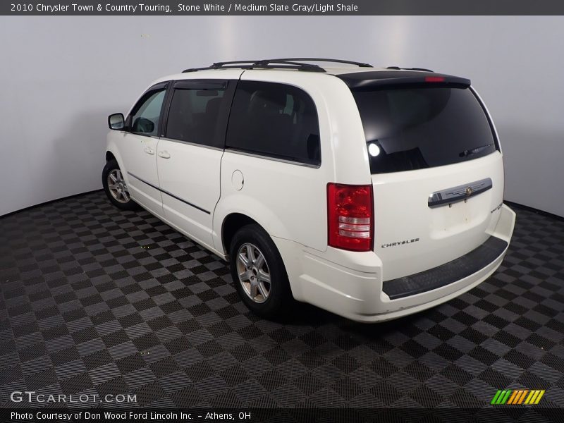 Stone White / Medium Slate Gray/Light Shale 2010 Chrysler Town & Country Touring