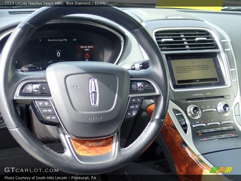 Blue Diamond / Ebony 2019 Lincoln Nautilus Select AWD