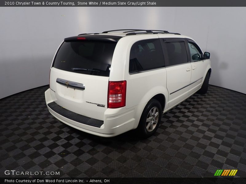 Stone White / Medium Slate Gray/Light Shale 2010 Chrysler Town & Country Touring