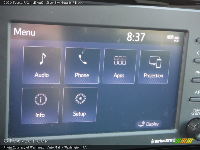 Silver Sky Metallic / Black 2020 Toyota RAV4 LE AWD