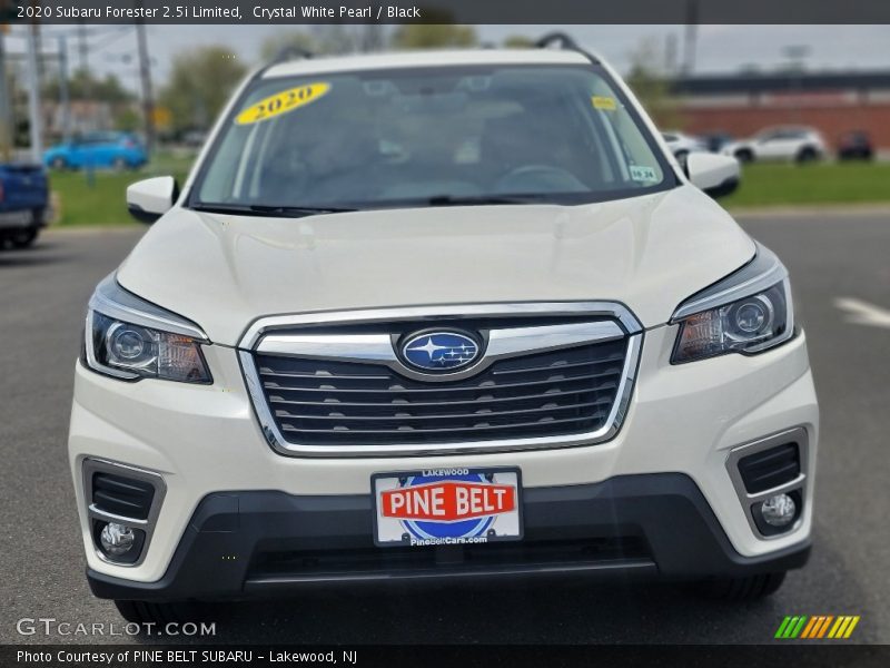Crystal White Pearl / Black 2020 Subaru Forester 2.5i Limited