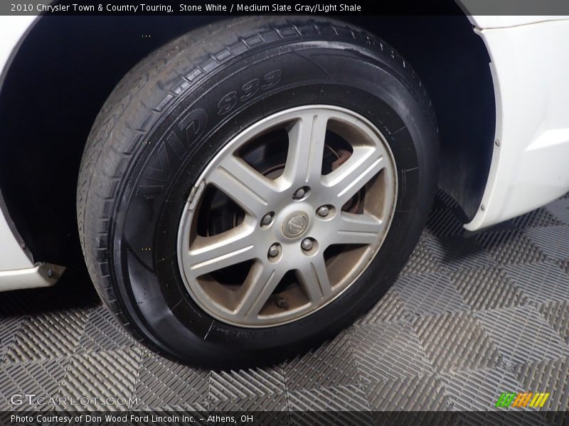 Stone White / Medium Slate Gray/Light Shale 2010 Chrysler Town & Country Touring