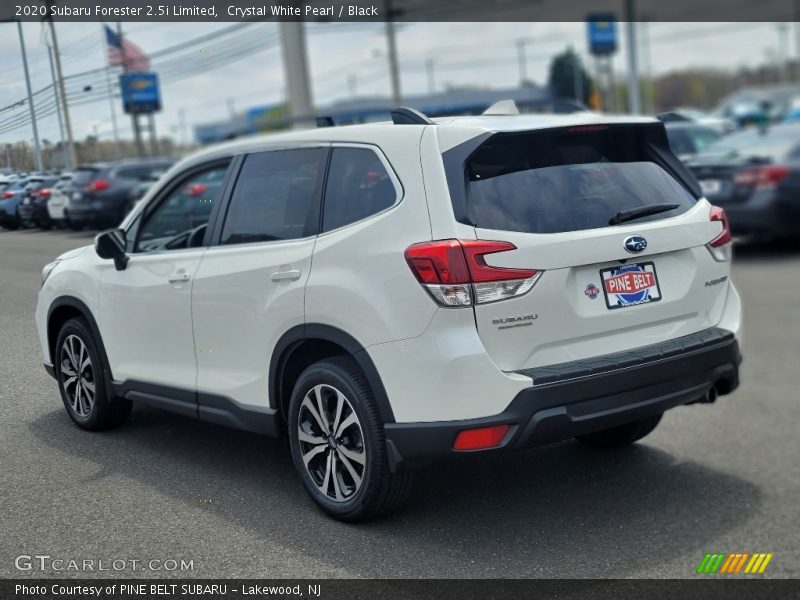 Crystal White Pearl / Black 2020 Subaru Forester 2.5i Limited