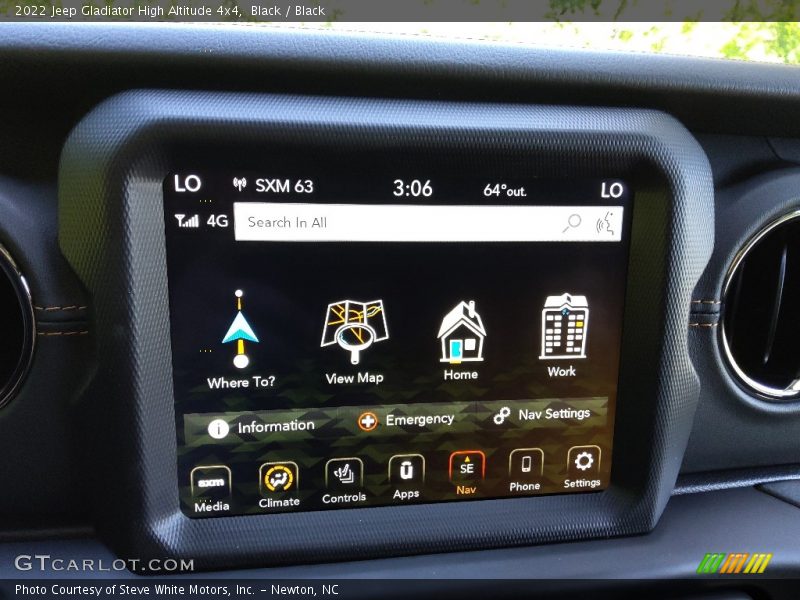 Black / Black 2022 Jeep Gladiator High Altitude 4x4