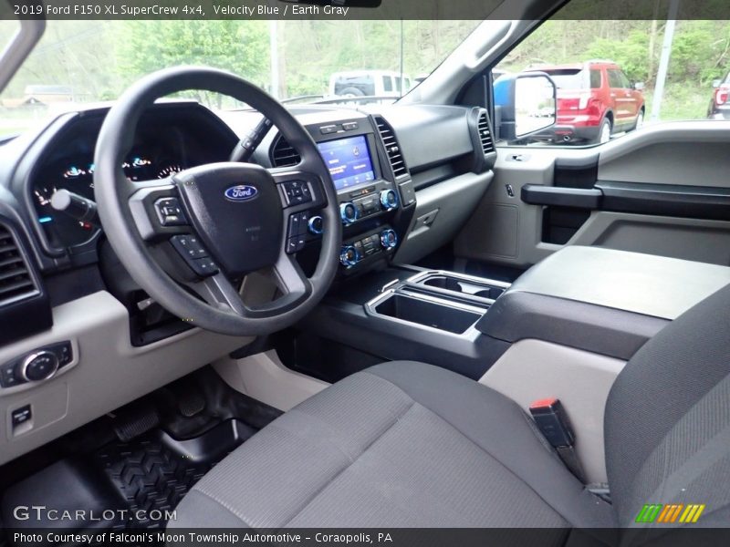 2019 F150 XL SuperCrew 4x4 Earth Gray Interior
