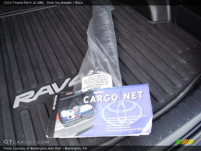 Silver Sky Metallic / Black 2020 Toyota RAV4 LE AWD