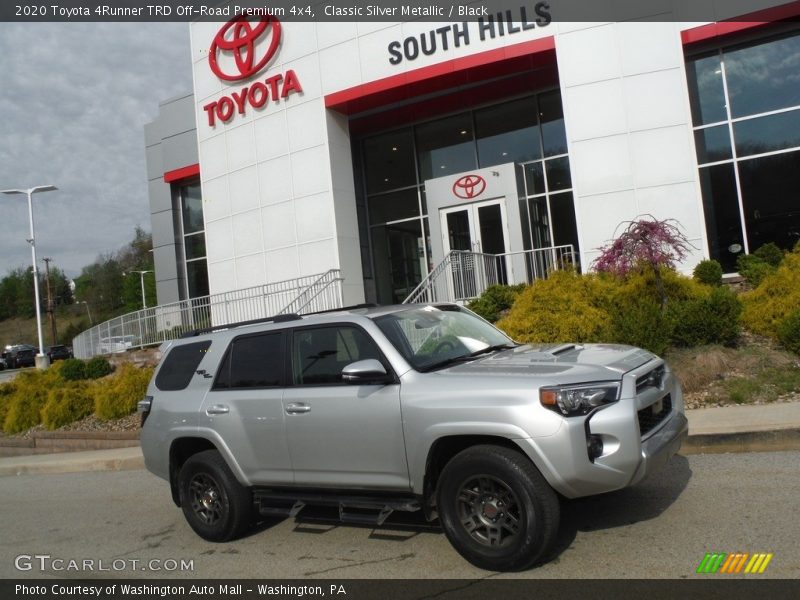 Classic Silver Metallic / Black 2020 Toyota 4Runner TRD Off-Road Premium 4x4