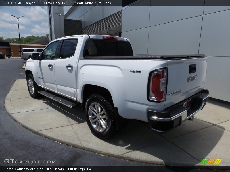 Summit White / Jet Black 2016 GMC Canyon SLT Crew Cab 4x4
