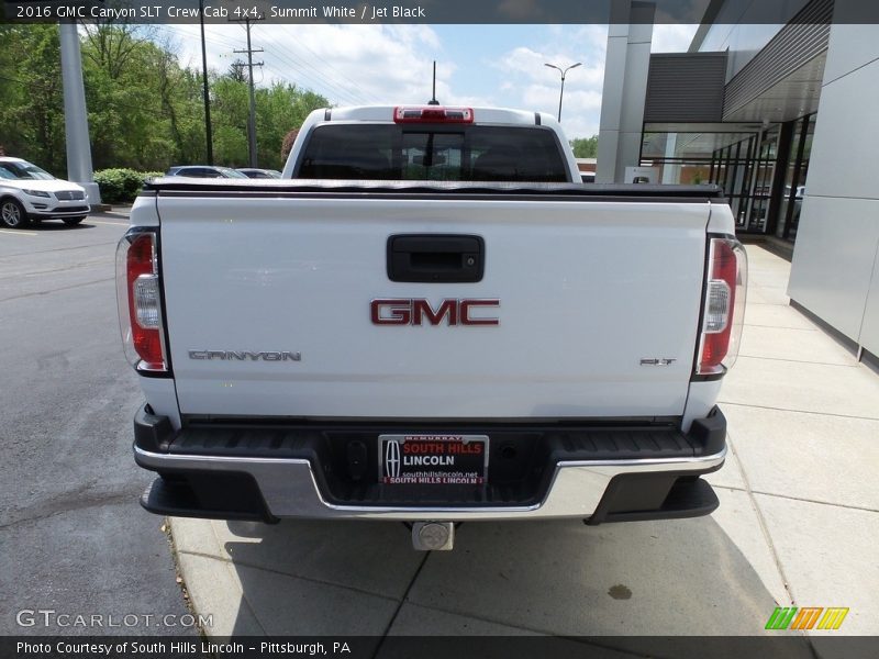 Summit White / Jet Black 2016 GMC Canyon SLT Crew Cab 4x4