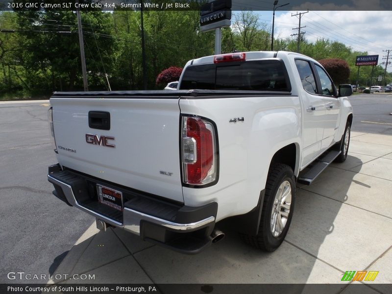 Summit White / Jet Black 2016 GMC Canyon SLT Crew Cab 4x4