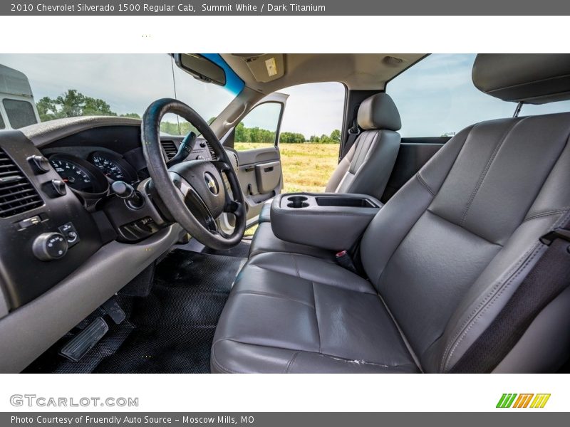 Front Seat of 2010 Silverado 1500 Regular Cab