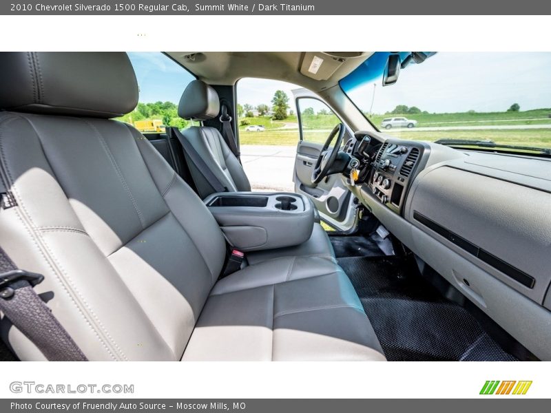 Front Seat of 2010 Silverado 1500 Regular Cab