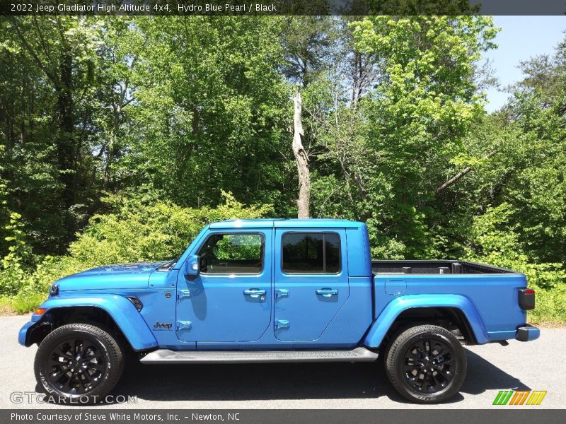 Hydro Blue Pearl / Black 2022 Jeep Gladiator High Altitude 4x4