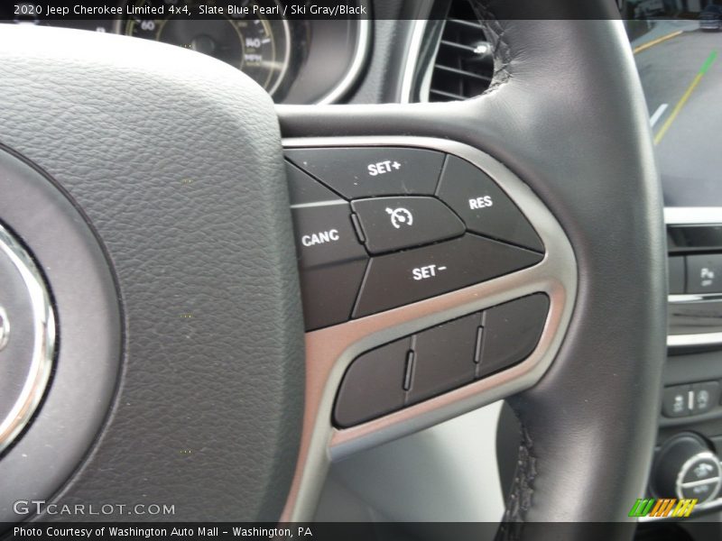 Slate Blue Pearl / Ski Gray/Black 2020 Jeep Cherokee Limited 4x4
