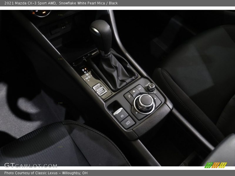 Snowflake White Pearl Mica / Black 2021 Mazda CX-3 Sport AWD