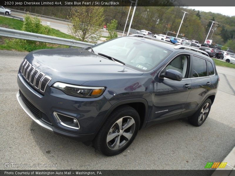 Slate Blue Pearl / Ski Gray/Black 2020 Jeep Cherokee Limited 4x4