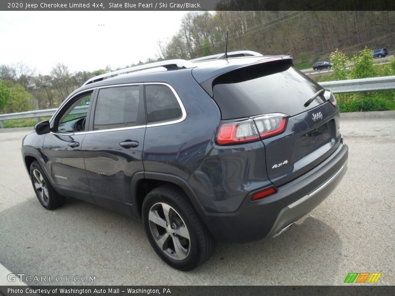 Slate Blue Pearl / Ski Gray/Black 2020 Jeep Cherokee Limited 4x4