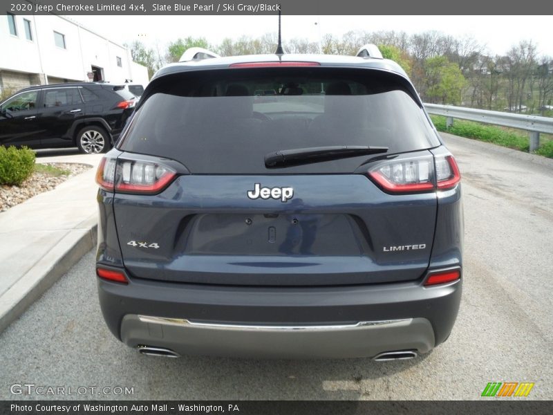 Slate Blue Pearl / Ski Gray/Black 2020 Jeep Cherokee Limited 4x4