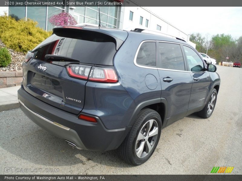 Slate Blue Pearl / Ski Gray/Black 2020 Jeep Cherokee Limited 4x4