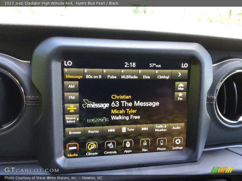 Hydro Blue Pearl / Black 2022 Jeep Gladiator High Altitude 4x4