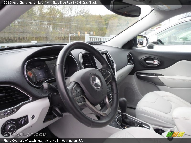 Slate Blue Pearl / Ski Gray/Black 2020 Jeep Cherokee Limited 4x4