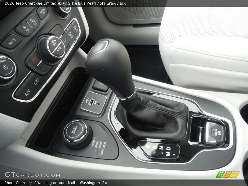 Slate Blue Pearl / Ski Gray/Black 2020 Jeep Cherokee Limited 4x4