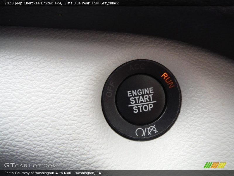 Slate Blue Pearl / Ski Gray/Black 2020 Jeep Cherokee Limited 4x4