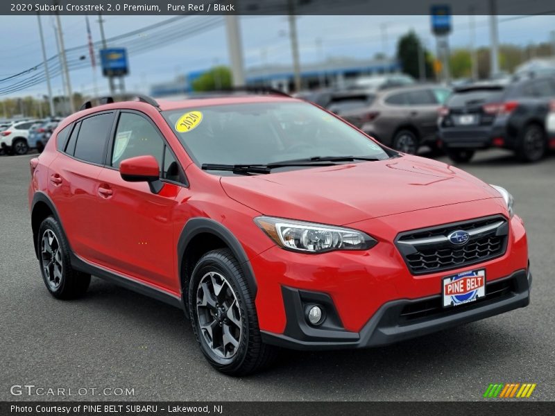 Pure Red / Black 2020 Subaru Crosstrek 2.0 Premium