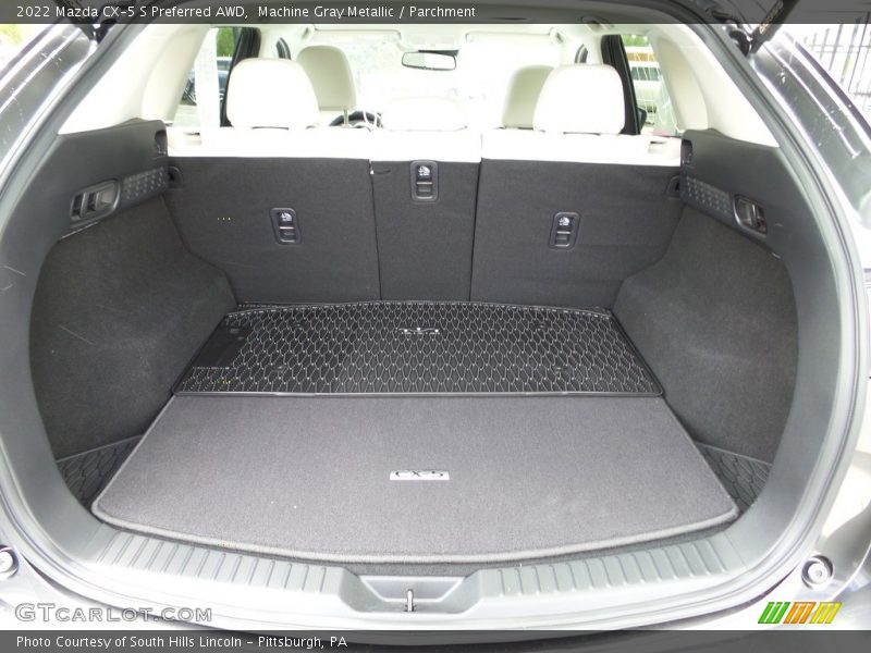 Machine Gray Metallic / Parchment 2022 Mazda CX-5 S Preferred AWD